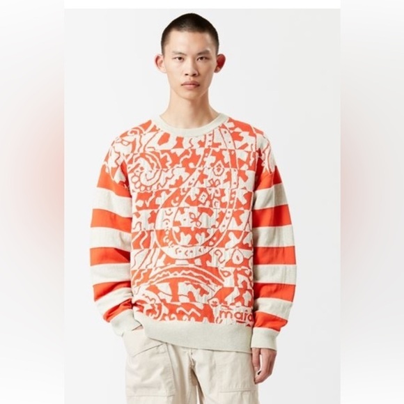ISABEL MARANT
Paisley-print Sweatshirt In Neutrals size medium oversized unisex - Picture 1 of 8